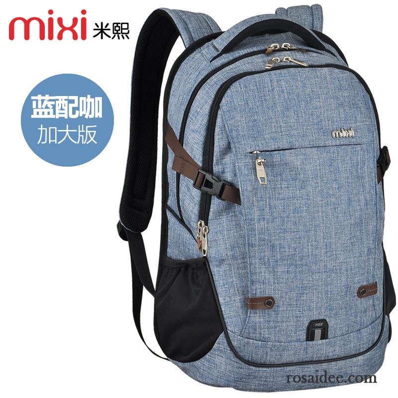 Wildleder Herren Freizeit Schulranzen Frau Laptoptasche Rucksäck Mode Schüler Trend Herren Reise Geschäft