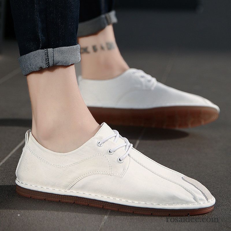 Wildleder Schuhe Herren Sommer England Casual Schuhe Feder Trend Herren Lederschue Atmungsaktiv Weiche Sohle Neue Grau Sale