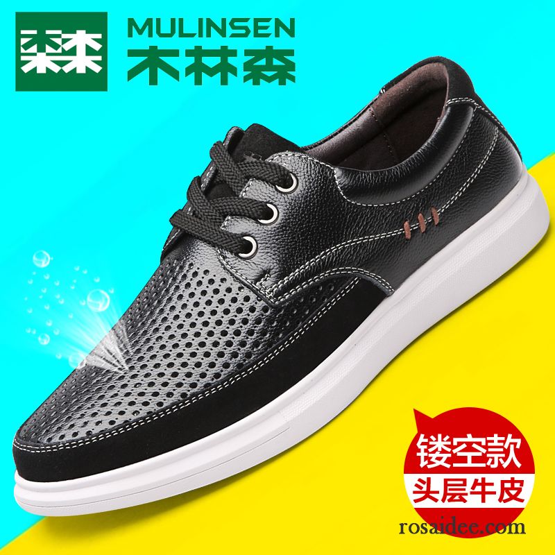 Winter Leder Schuhe Casual Feder Trend Allgleiches Herren Echtleder Herbst Blau Lederschue Schuhe Neue Skaterschuhe Günstig