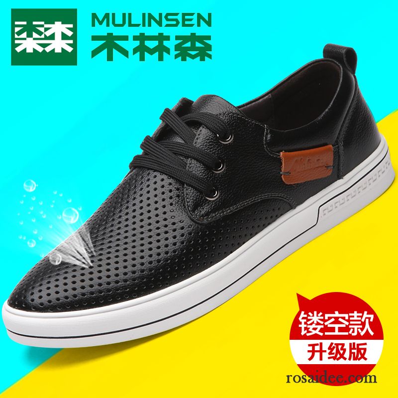 Winter Leder Schuhe Casual Feder Trend Allgleiches Herren Echtleder Herbst Blau Lederschue Schuhe Neue Skaterschuhe Günstig