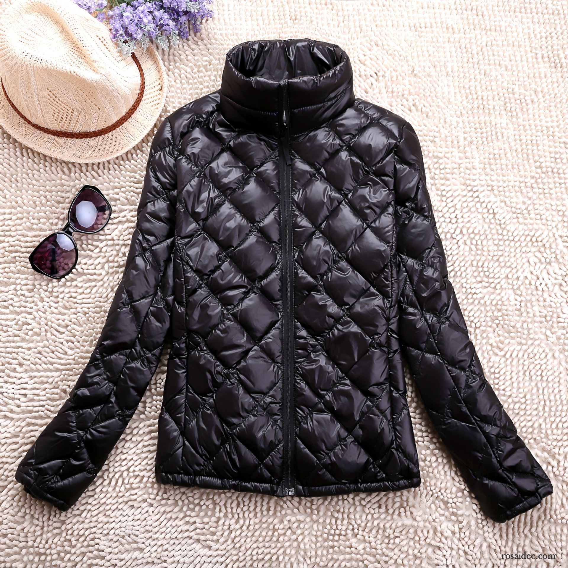 Winterjacke Daunen Damen Diamant Dünn Neu Überzieher Damen Winter Schlank Daunenjacke Herbst Kaufen