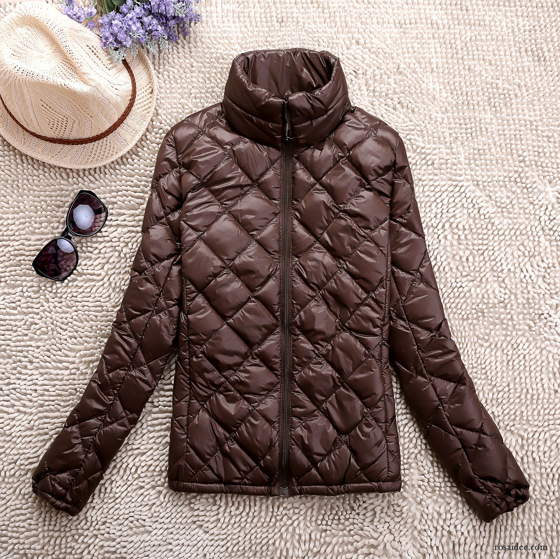 Winterjacke Daunen Damen Diamant Dünn Neu Überzieher Damen Winter Schlank Daunenjacke Herbst Kaufen