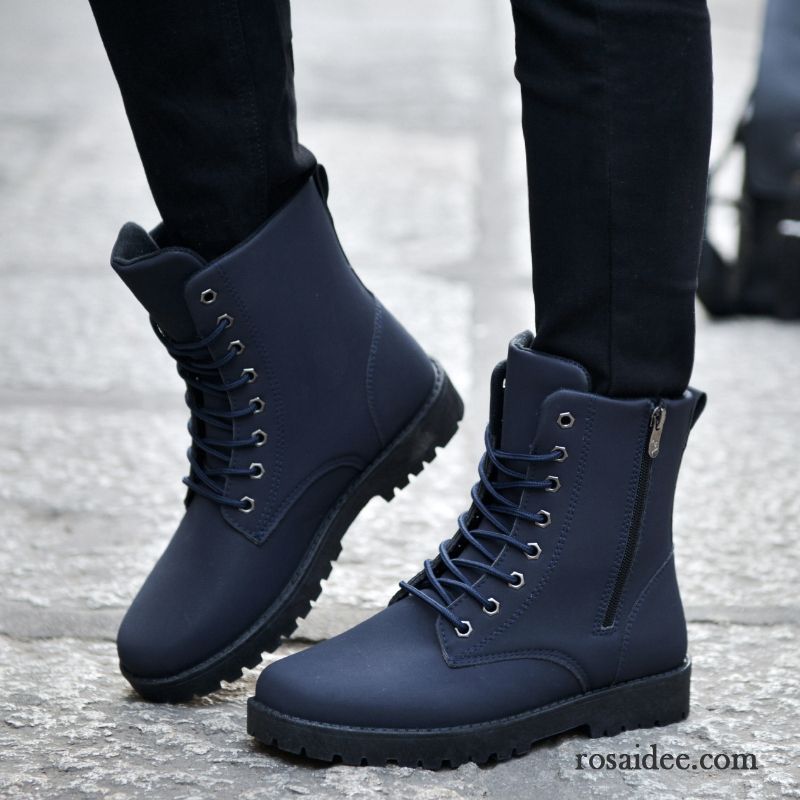 Winterschuhe Herren Schwarz Herren Cargohose Herbst Hohe Trend Baumwolle Schuhe Martin Stiehlt Billig