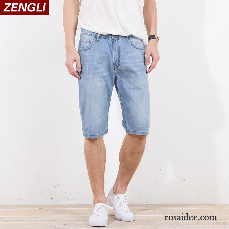 Bequeme Jeans Für Herren Herren Kurze Hose Gerade Lose Sommer Dünn Jeans Kaufen