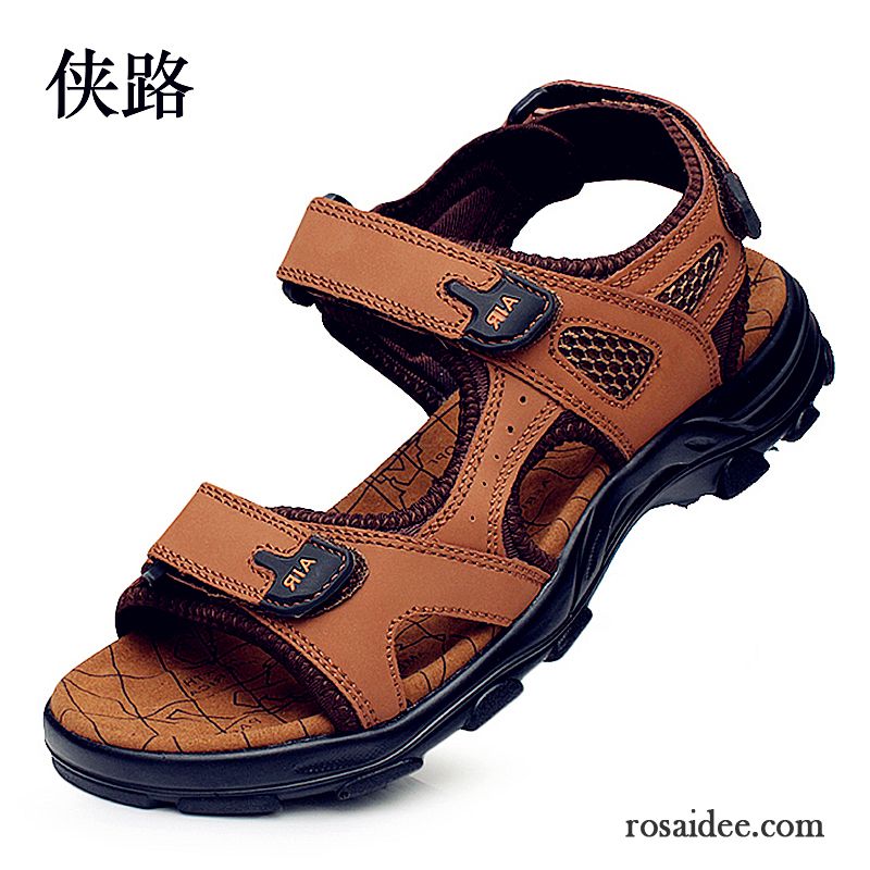 Bequeme Sandalen Herren Sandalen Trend Große Größe Sommer Herren Draussen Schuhe Persönlichkeit Strand Mode Atmungsaktiv Billig