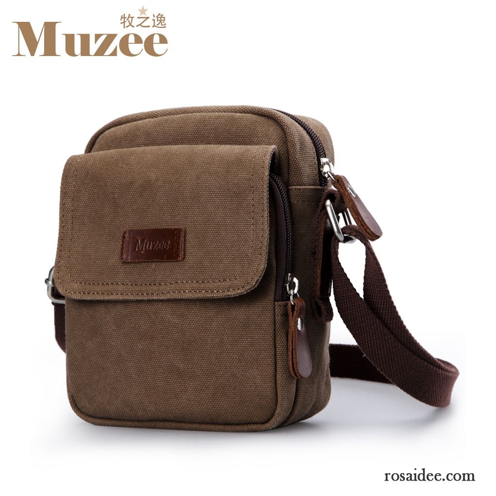 Businesstasche Herren Leder Taschen Freizeit Draussen Messenger-tasche Retro Rucksäck Herren Canvastasche Schultertaschen Kaufen