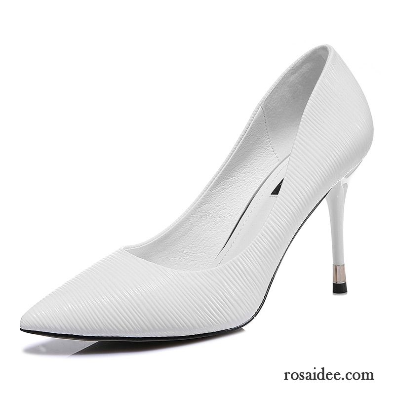 Damen Pumps Schwarz Schuhe Damen Trend Herbst Neue Spitze Hochzeit Schuhe Pumps Schnürschuhe Weiß Dünne Fersen