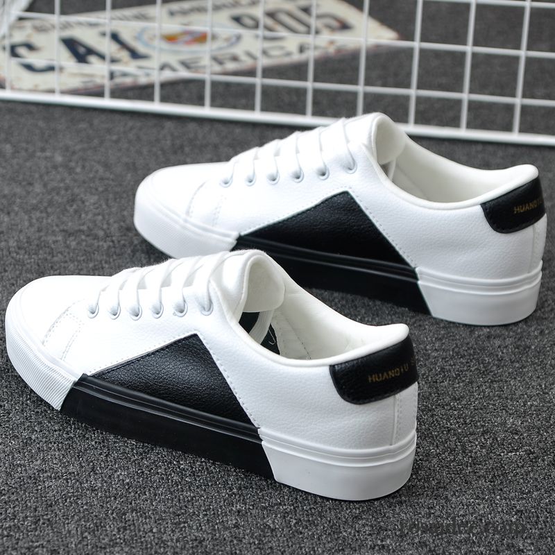 Fitnessschuhe Damen Günstig Schüler Schwarz Damen Feder Skaterschuhe Flache Neue Weiß Casual Tuch Schuhe Leder Günstig