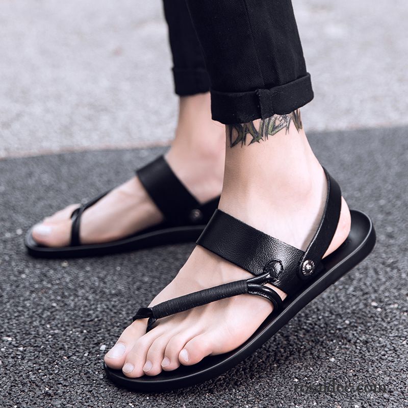 Flip Flops Herren Sandalen Casual Neue Hausschuhe Mode Sommer Schwarz