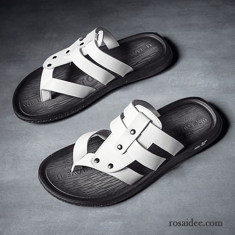 Flip Flops Herren Trend Neue Sommer Mode Sandalen Rom Weiß