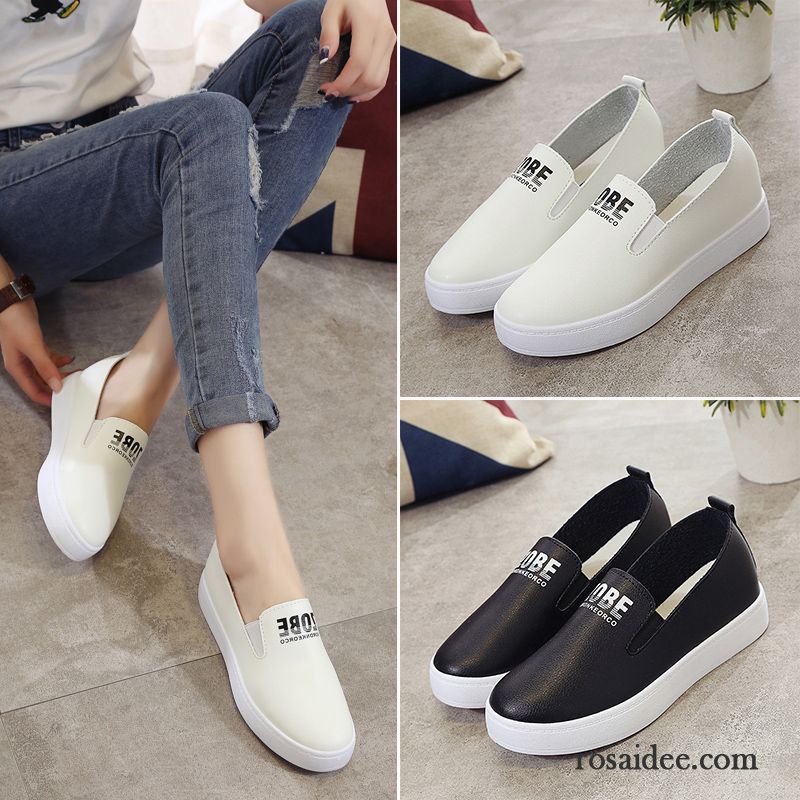 Fransen Schuhe Damen Schnürschuhe Halbschuhe Casual Damen Atmungsaktiv Faul Sommer Flache Leder Hohl Slip-on Günstig