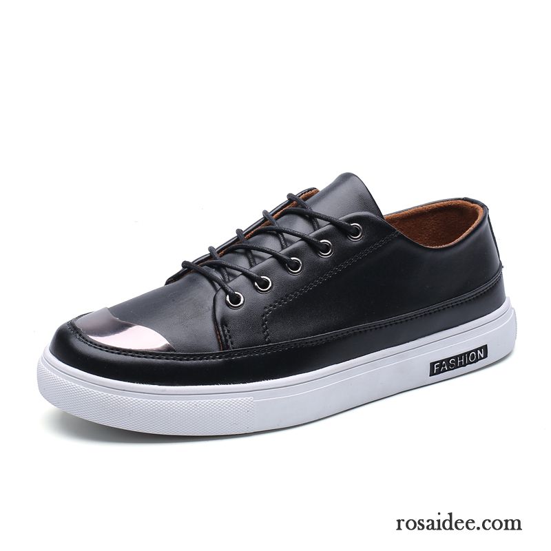 Freizeitschuhe Herren Leder Jugend Casual Schuhe Feder Herren Trend Lederschue Neue Allgleiches Skaterschuhe Sale