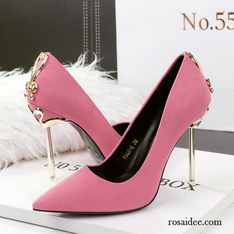 Glitzer Schuhe Damen Neue Rot Sexy Hochzeit Schuhe Dünne Fersen Pumps Mode Schnürschuhe Feder Damen Spitze Schwarz Allgleiches Kaufen