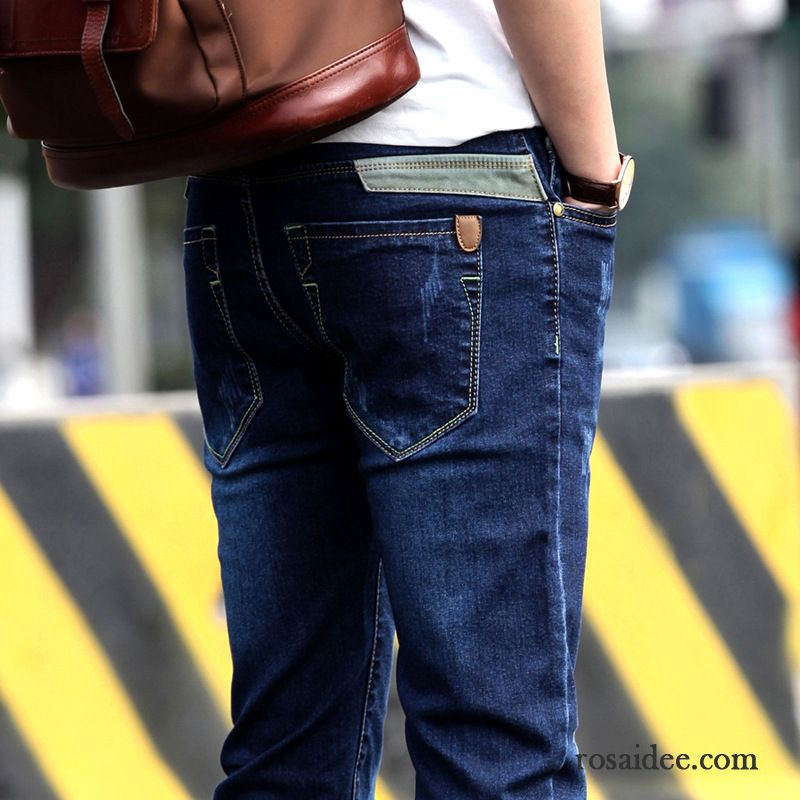 Günstige Herren Jeans Online Kaufen Hose Dünn Lange Schlank Jugend Neu Sommer Jeans Elastisch Herren Feder Günstig