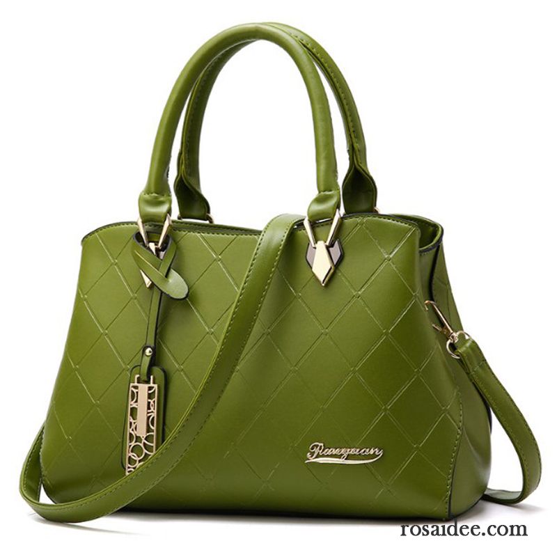 Handtaschen Damen Das Neue Allgleiches Mittleren Alters Einfach Mode Messenger-tasche Grün