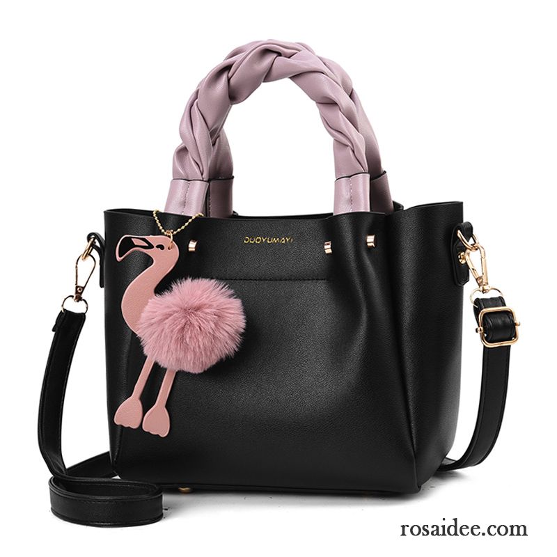 Handtaschen Damen Mode Das Neue Schultertaschen Messenger-tasche Schwarz
