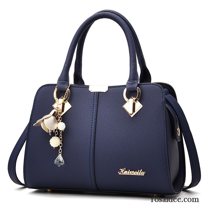 Handtaschen Damen Mode Messenger-tasche Einfach Allgleiches Das Neue Polarblau