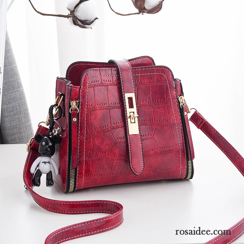 Handtaschen Damen Schultertaschen Mode Das Neue Allgleiches Rot