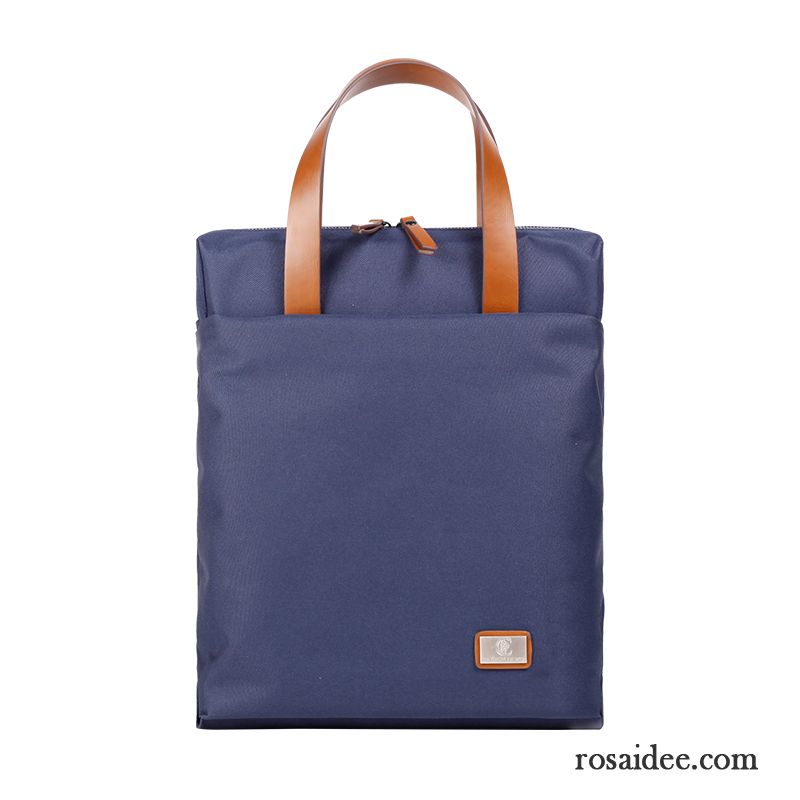 Handtaschen Herren Mode Laptoptasche Schultertaschen Freizeit Persönlichkeit Geschäft Blau