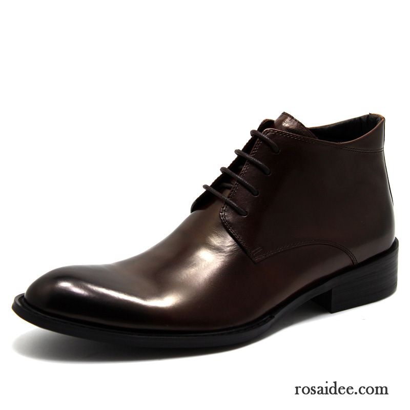 Herren Leder Schuhe Schuhe Herbst England Lederschue Casual Echtleder Hohe Herren Trend Neue Geschäft Kaufen