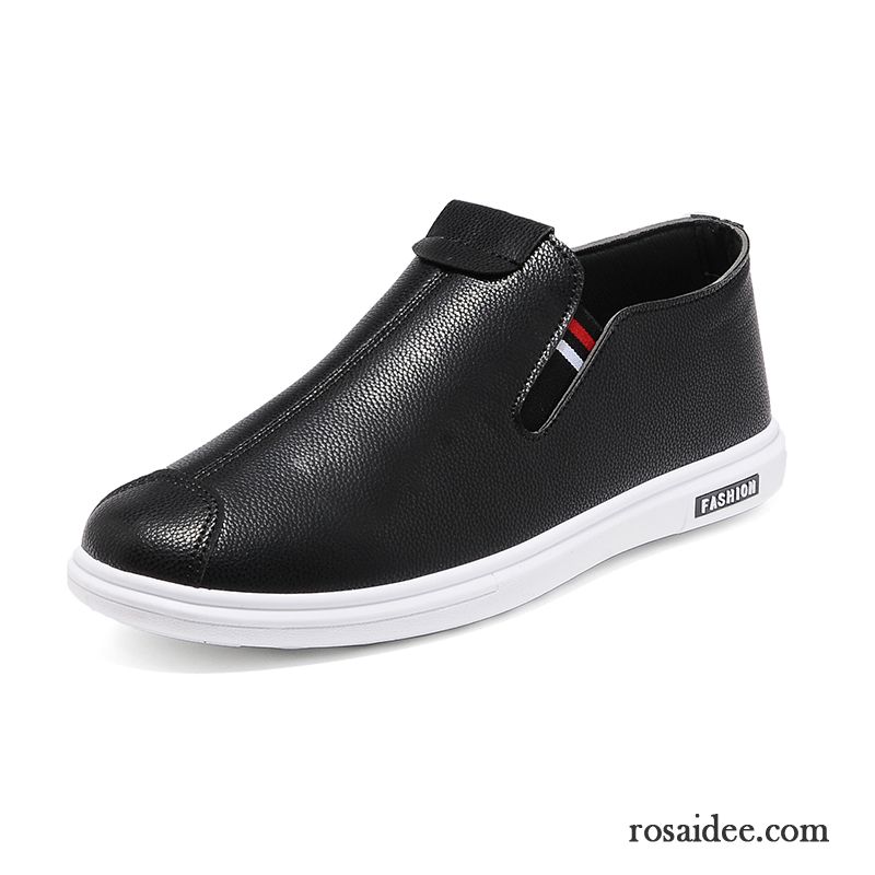 Herren Wildlederschuhe Casual Skaterschuhe Slip-on Feder Neue Faul Trend England Herren Günstig