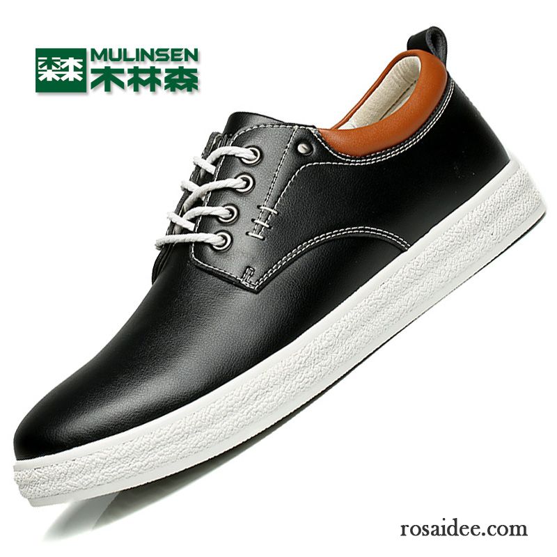 Herrenschuhe Sneaker Skaterschuhe Neue Echtleder Herbst Allgleiches Trend Herren Casual