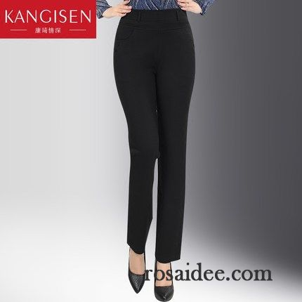 Hose Geblümt Damen Elastisch Freizeit Herbst Damen Hose Lose Große Größe Gerade Billig