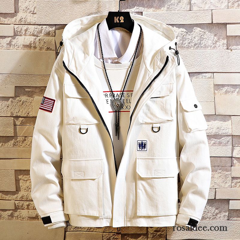 Jacken Herren Überzieher Neu Mantel Trend Feder Herbst Beige