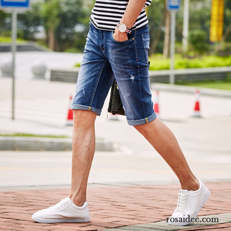 Jeanshosen Günstig Herren Kurze Hose Jeans Löcher Herren Mode Allgleiches Billig