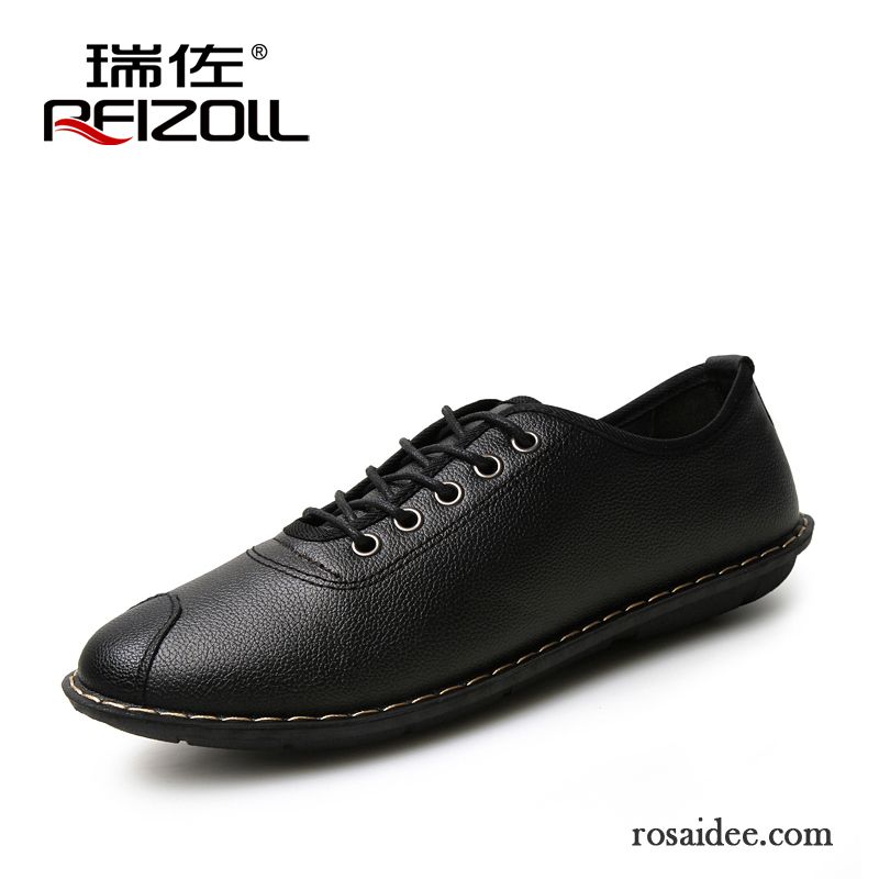 Leder Casual Herren Schuhe Lederschue Herren Casual Herbst Sommer England Teenager Atmungsaktiv Geschäft Schuhe Erhöht Kaufen