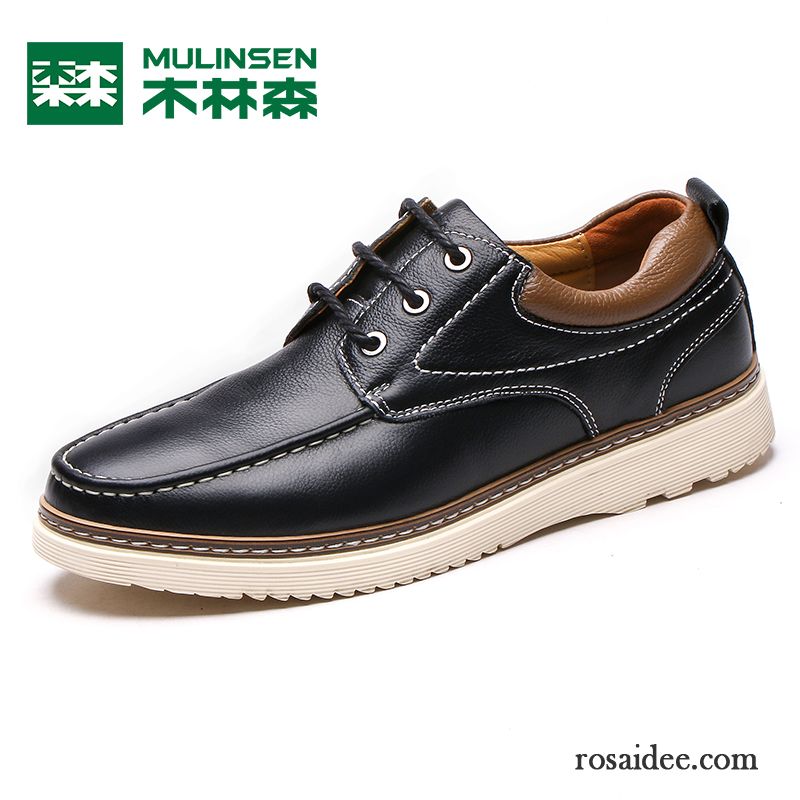 Leder Schuhe Herren Neue Allgleiches Skaterschuhe Lederschue Casual Herbst Echtleder Herren Schwarz Kaufen