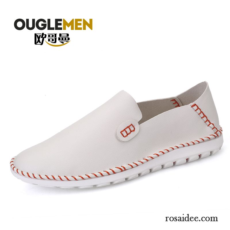 Leder Slipper Herren Neue Faul Jugend England Casual Lederschue Herren Atmungsaktiv Sommer Schuhe Kaufen