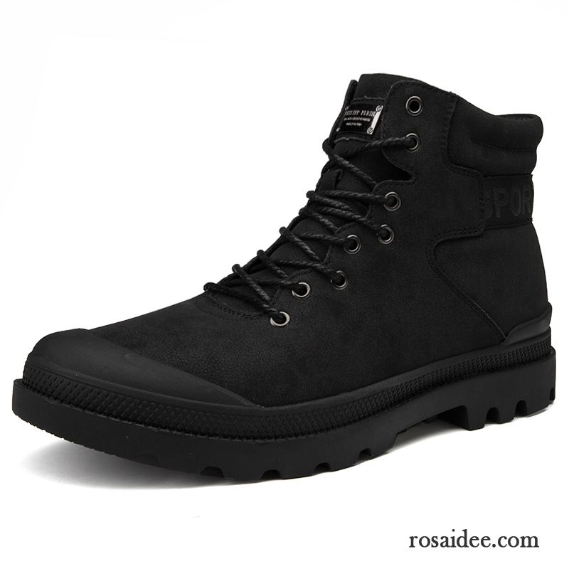 Lederstiefel Braun Herren Trend Herbst Cargohose Herren Schwarz Hohe Stiefel Martin Stiehlt Schuhe Allgleiches Echtleder Verkaufen