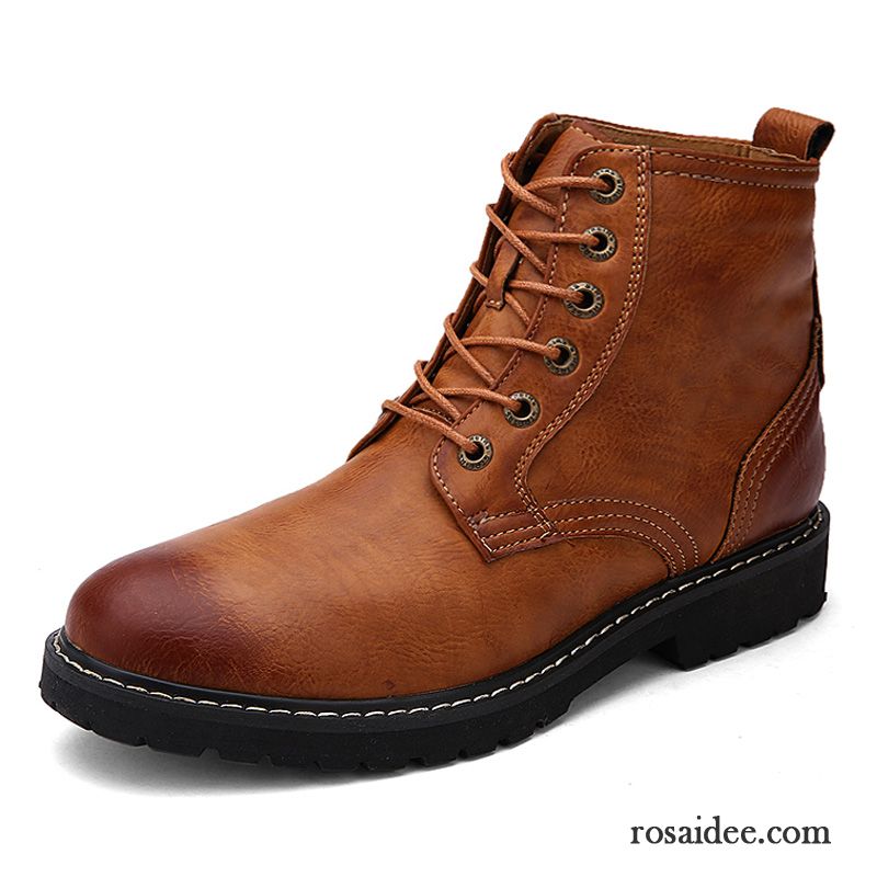 Männer Boots Schuhe England Neue Herren Casual Trend Hohe Martin Stiehlt