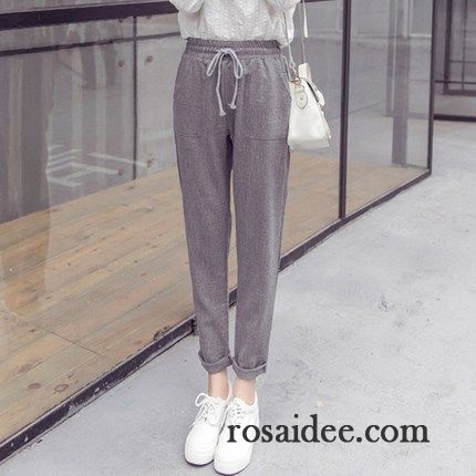 Olivgrüne Hose Damen Hose Harlan Neu Lose Schmales Bein Sommer Trend Literatur Kunst Herbst Damen Neunte Hose Baumwolle Freizeit Rabatt