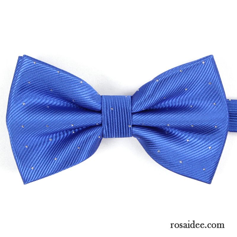 Querbinder Fliege Herren Formelle Kleidung England Bräutigam Bowknot Verheiratet Drei Falten Bordeauxrot Marineblau