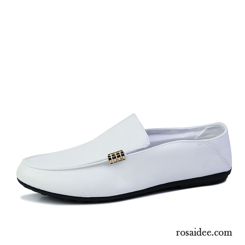 Rahmengenähte Herren Lederschue Fahrschuhe Neue Slip-on Herbst Faul Trend Herren Casual Rabatt