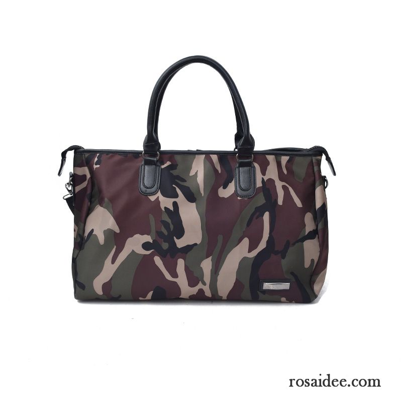 Reisetasche Damen Fitness Handtaschen Tourismus Licht Gepäck Hohe Kapazität Camouflage