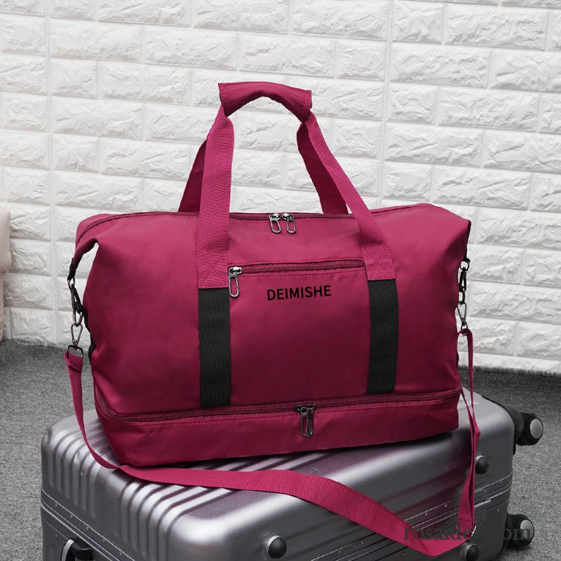 Reisetasche Damen Gepäck Hohe Kapazität Tourismus Trend Wasserdicht Taschen Rot