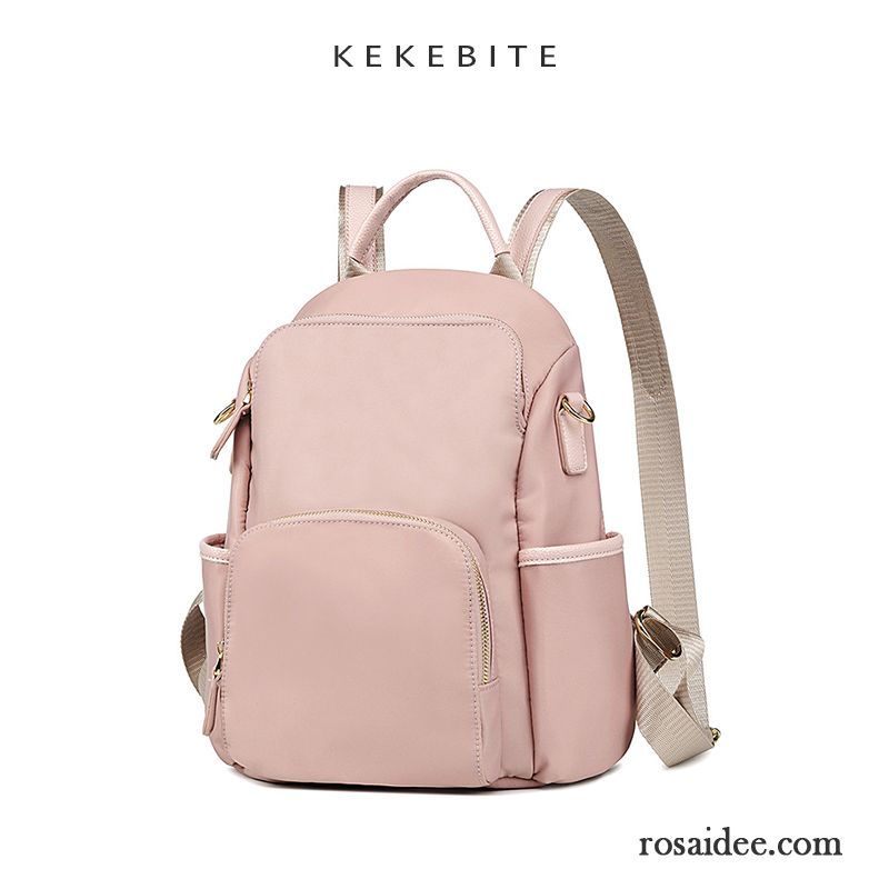 Rucksäcke Damen Das Neue Mode Diebstahlsicherung Rucksack Reise Oxford-tuch Rosa