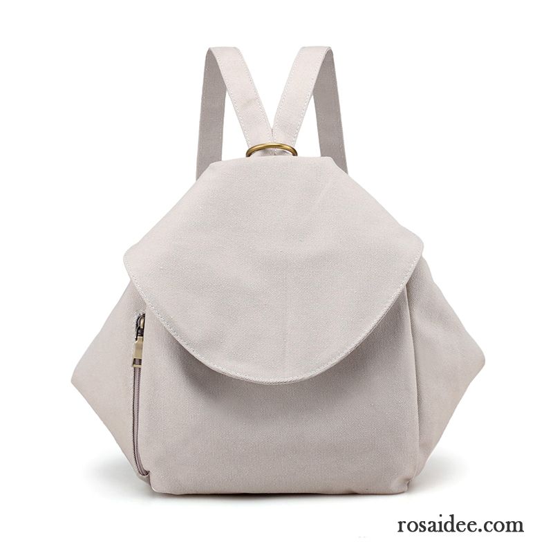 Rucksäcke Damen Das Neue Multifunktion Rucksack Canvastasche Taschen Freizeit Weiß Beige