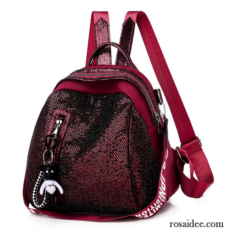 Rucksäcke Damen Das Neue Rucksack Allgleiches Mode Sequins Mini Rot