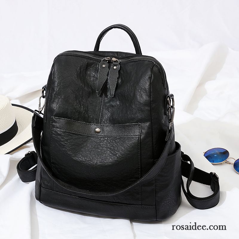 Rucksäcke Damen Mode Rucksack Taschen Einfach Freizeit Allgleiches Schwarz