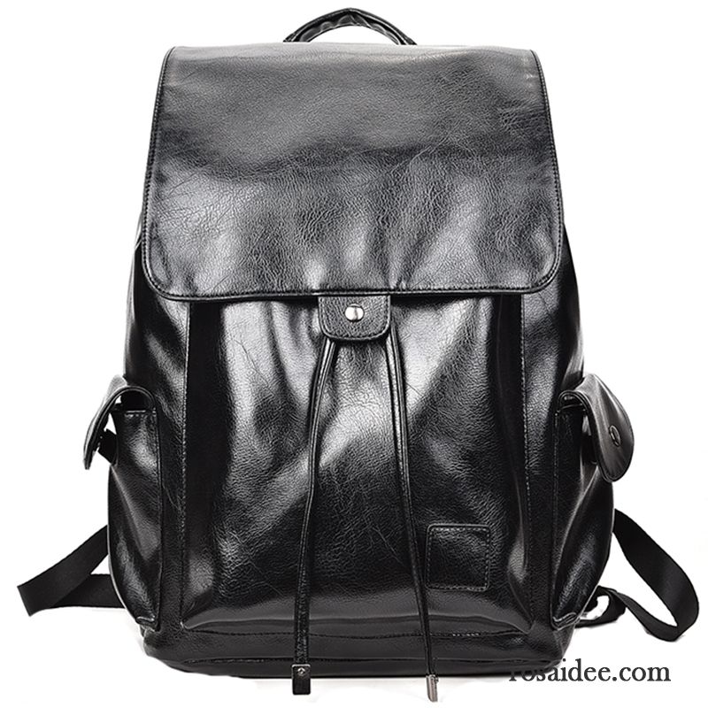 Rucksäcke Herren Einfach Reise Rucksack Trend Freizeit Mode Schwarz