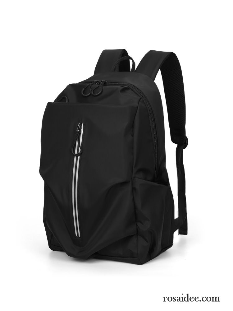 Rucksäcke Herren Freizeit Rucksack Schulranzen Laptoptasche Schüler Licht Schwarz