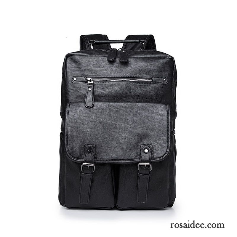 Rucksäcke Herren Laptoptasche Taschen Trend Reise Rucksack Mode Schwarz