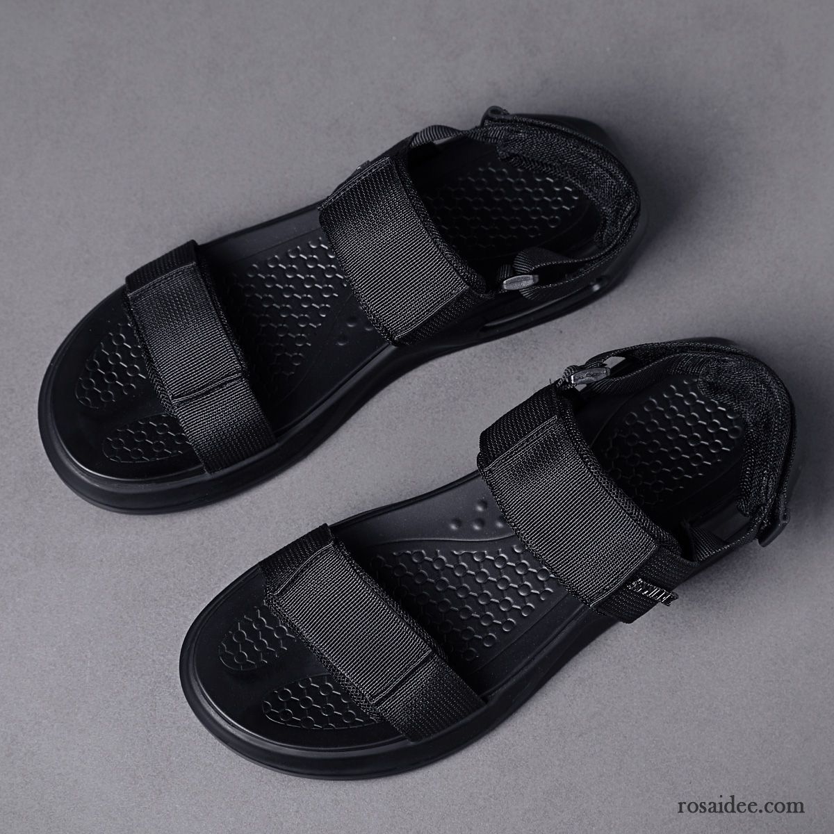 Sandalen Herren Neue Produkte Schuhe Casual Sommer Atmungsaktiv Sandfarben Schwarz