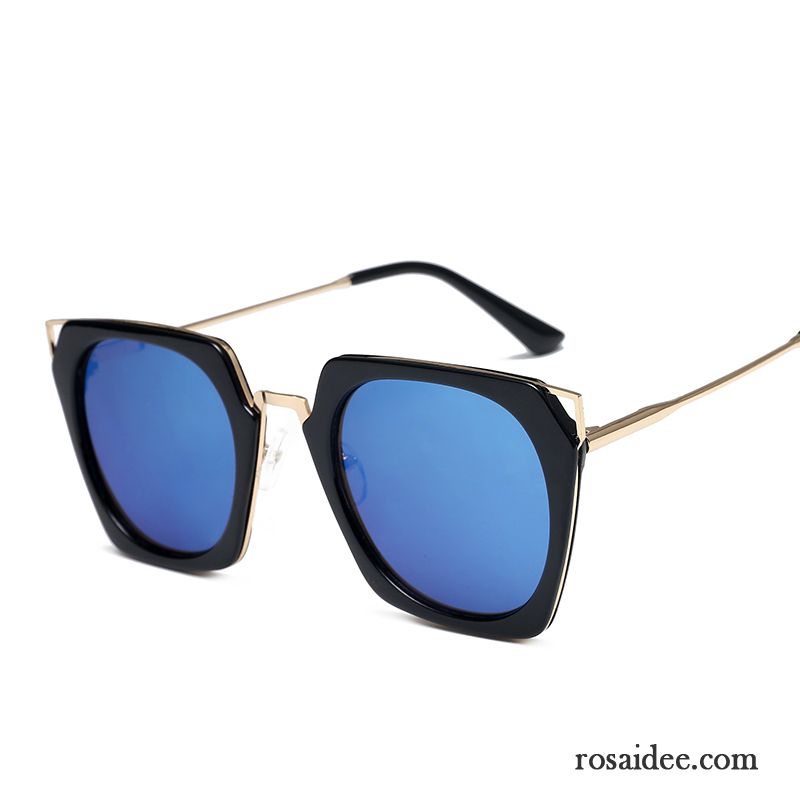 Sonnenbrille Damen Persönlichkeit 2018 Sonnenbrillen Mode Tasche Stoff Blau Silber Schwarz Rot