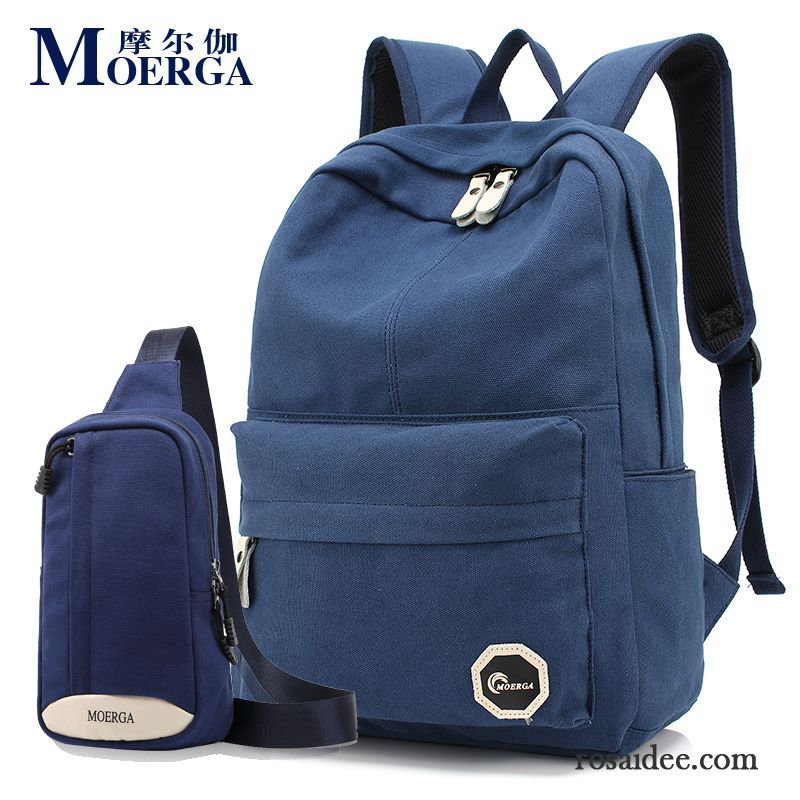 Taschen Und Rucksäcke Segeltuch Freizeit Mode Schulranzen Herren Trend Schüler Taschen Rucksäck Reise Billig
