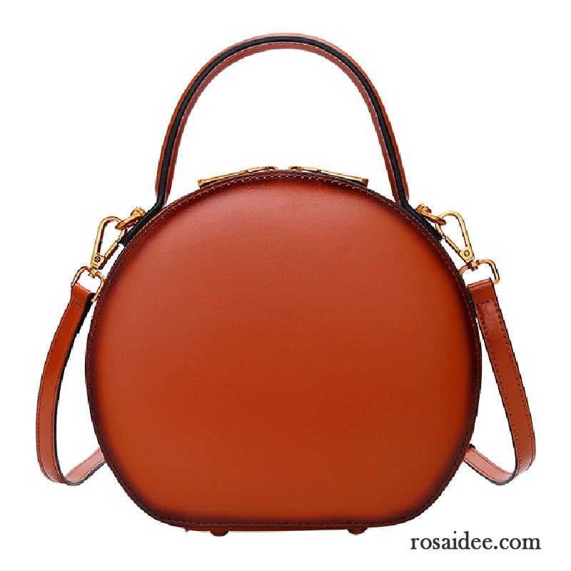 Umhängetaschen Damen Sommer Rindsleder Messenger-tasche Das Neue Mode Frühling Braun Rot